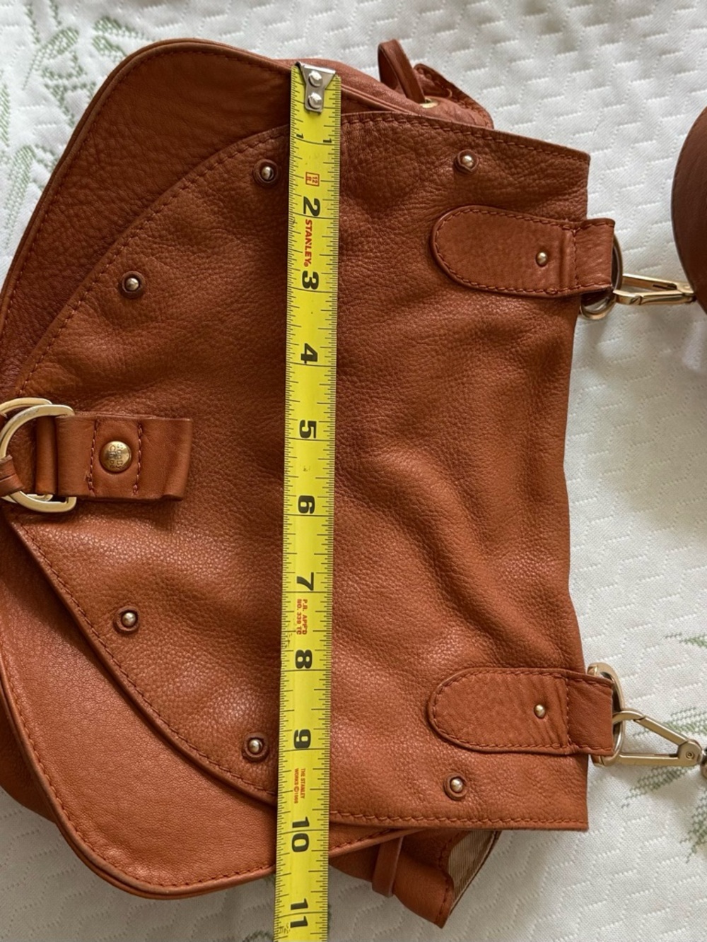 See By Chloe Brown Leather Crossbody Saddle Bag with Fringe - Picture 15 of 16
